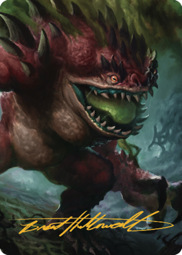 Hezrou Art Card (Gold-Stamped Signature) [Commander Legends: Battle for Baldur's Gate Art Series] - Destination Retro