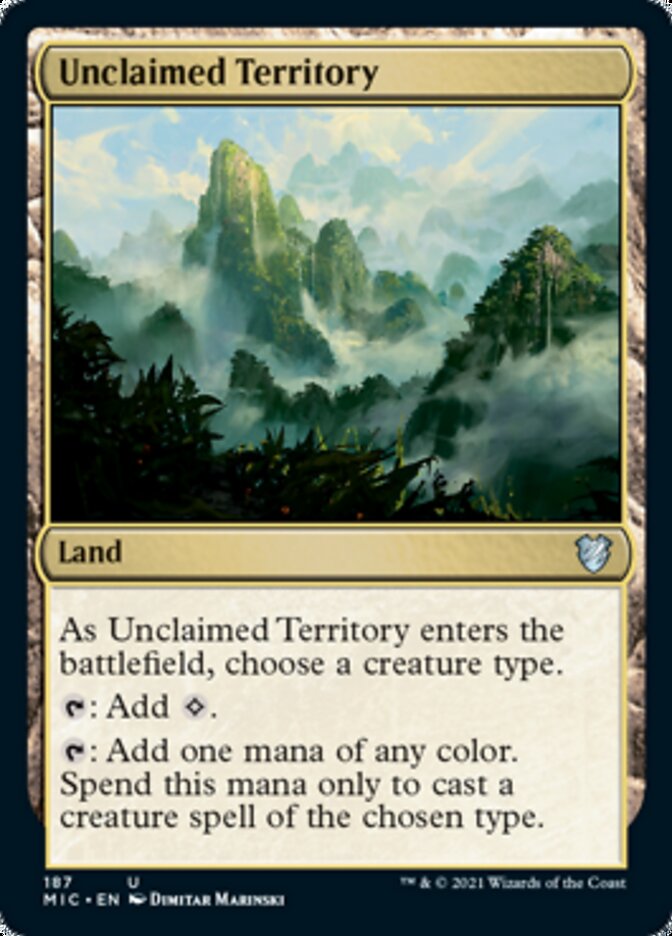 Unclaimed Territory [Innistrad: Midnight Hunt Commander] - Destination Retro