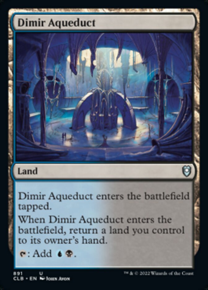 Dimir Aqueduct [Commander Legends: Battle for Baldur's Gate] - Destination Retro