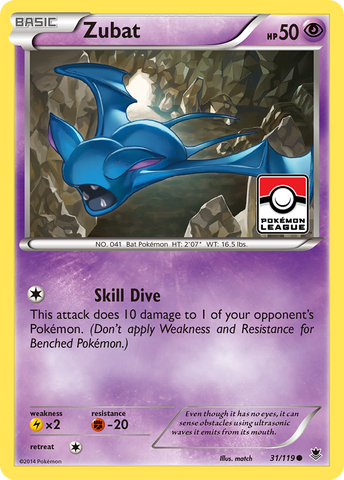 Zubat (31/119) [XY: Phantom Forces] - Destination Retro