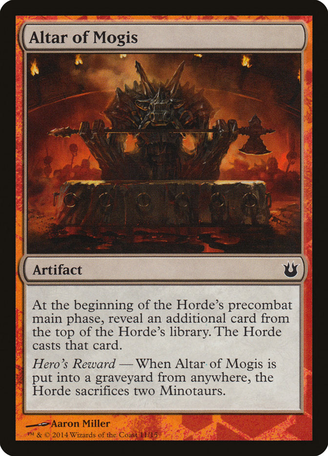 Altar of Mogis [Hero's Path Promos] - Destination Retro