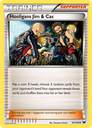 Hooligans Jim & Cas (95/108) [Black & White: Dark Explorers] - Destination Retro
