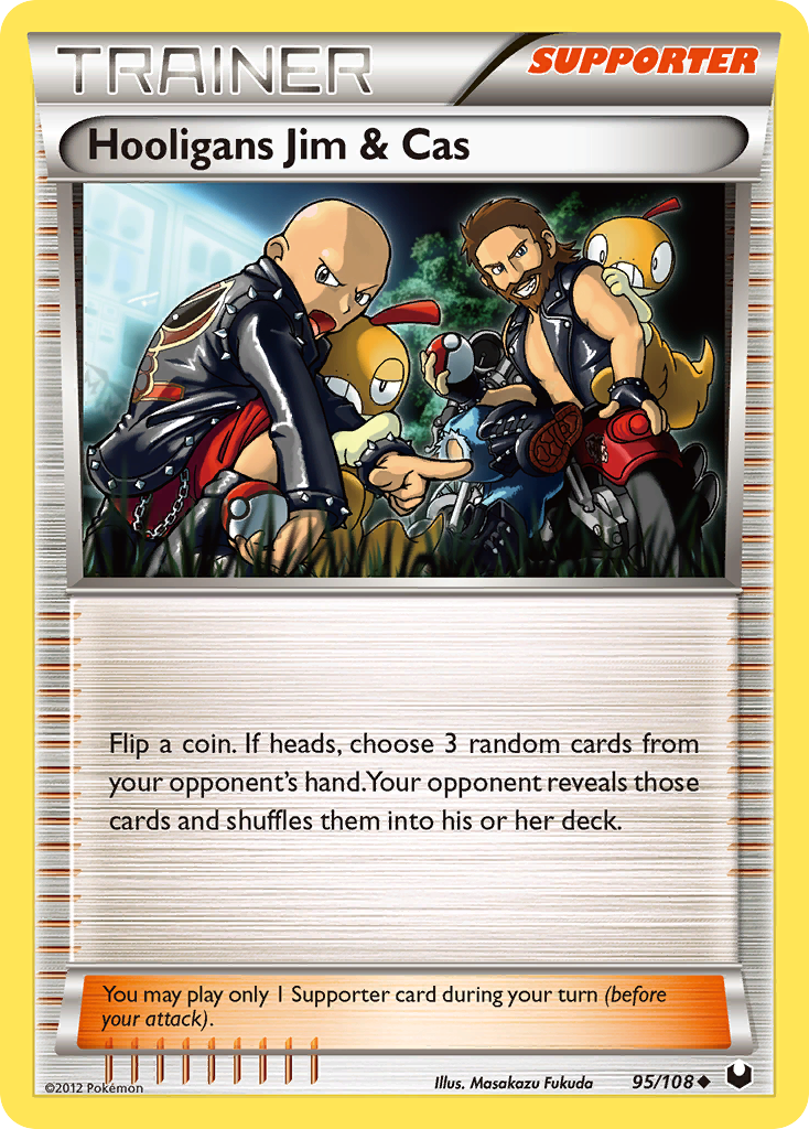 Hooligans Jim & Cas (95/108) [Black & White: Dark Explorers] - Destination Retro