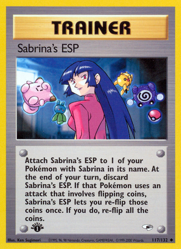 Sabrina's ESP (117/132) [Gym Heroes 1st Edition] - Destination Retro