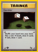 Gambler (60/62) [Fossil 1st Edition] - Destination Retro