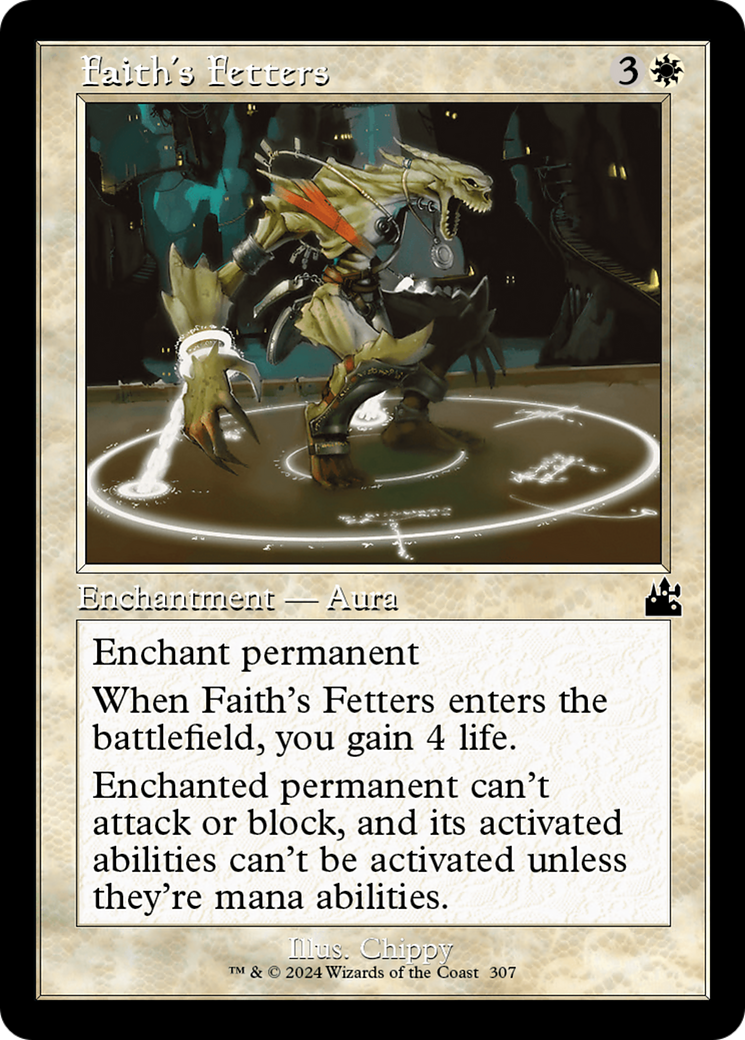 Faith's Fetters (Retro Frame) [Ravnica Remastered] - Destination Retro