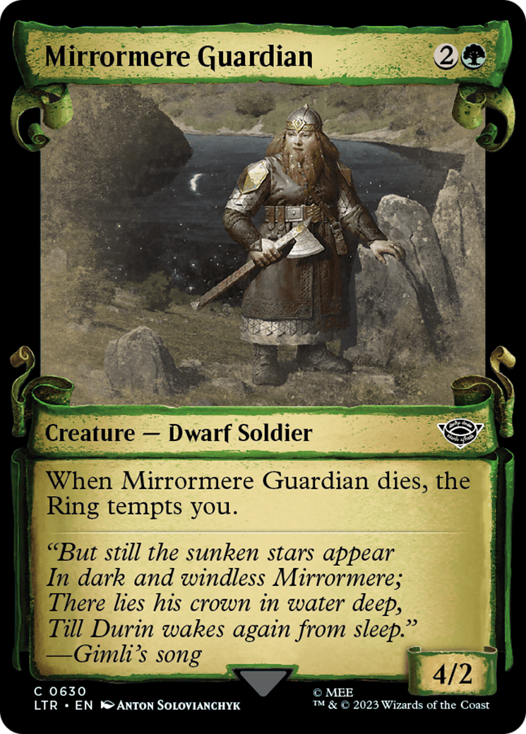 Mirrormere Guardian [The Lord of the Rings: Tales of Middle-Earth Showcase Scrolls] - Destination Retro