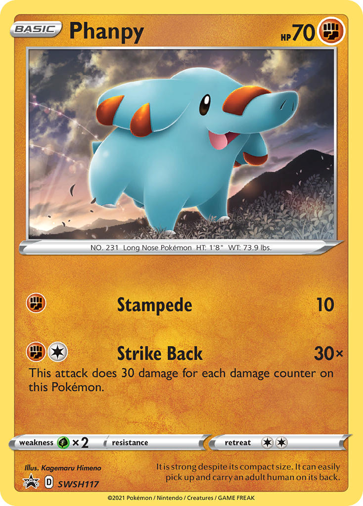 Phanpy (SWSH117) [Sword & Shield: Black Star Promos] - Destination Retro