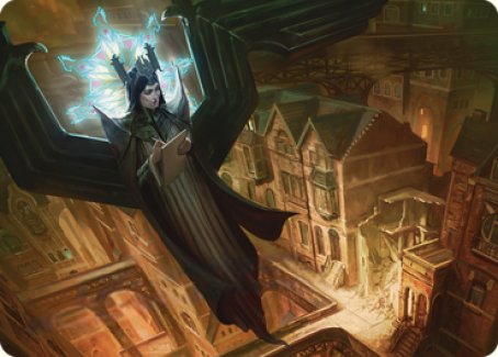 Angelic Sleuth Art Card [Streets of New Capenna Art Series] - Destination Retro