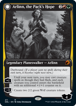 Arlinn, the Pack's Hope // Arlinn, the Moon's Fury [Innistrad: Double Feature] - Destination Retro