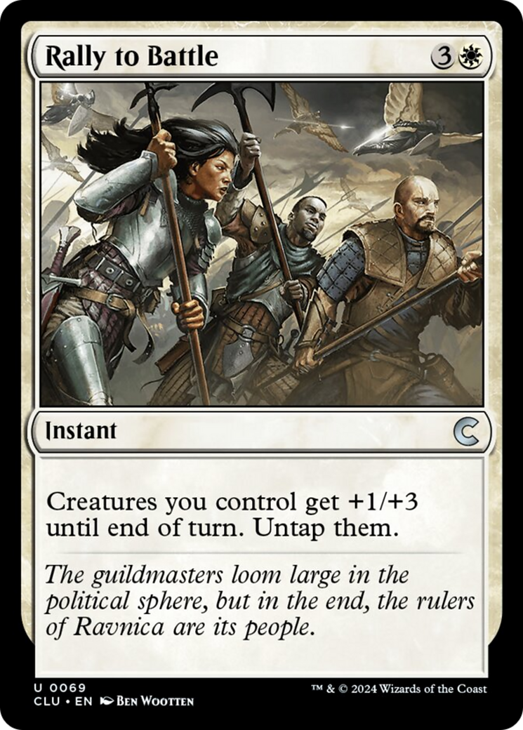 Rally to Battle [Ravnica: Clue Edition] - Destination Retro