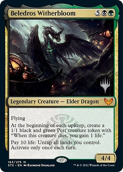 Beledros Witherbloom (Promo Pack) [Strixhaven: School of Mages Promos] - Destination Retro