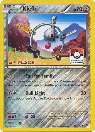 Klefki (66/119) (League Promo 4th Place) [XY: Phantom Forces] - Destination Retro