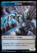Zombie Token (015) [Innistrad: Midnight Hunt Tokens] - Destination Retro