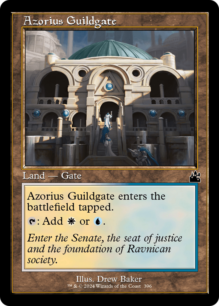 Azorius Guildgate (Retro Frame) [Ravnica Remastered] - Destination Retro