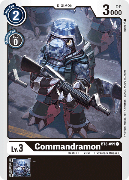 Commandramon [BT3-059] [Release Special Booster Ver.1.5] - Destination Retro