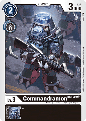 Commandramon [BT3-059] [Release Special Booster Ver.1.5] - Destination Retro