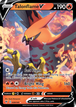 Talonflame V (29) [Sword & Shield: Vivid Voltage] - Destination Retro
