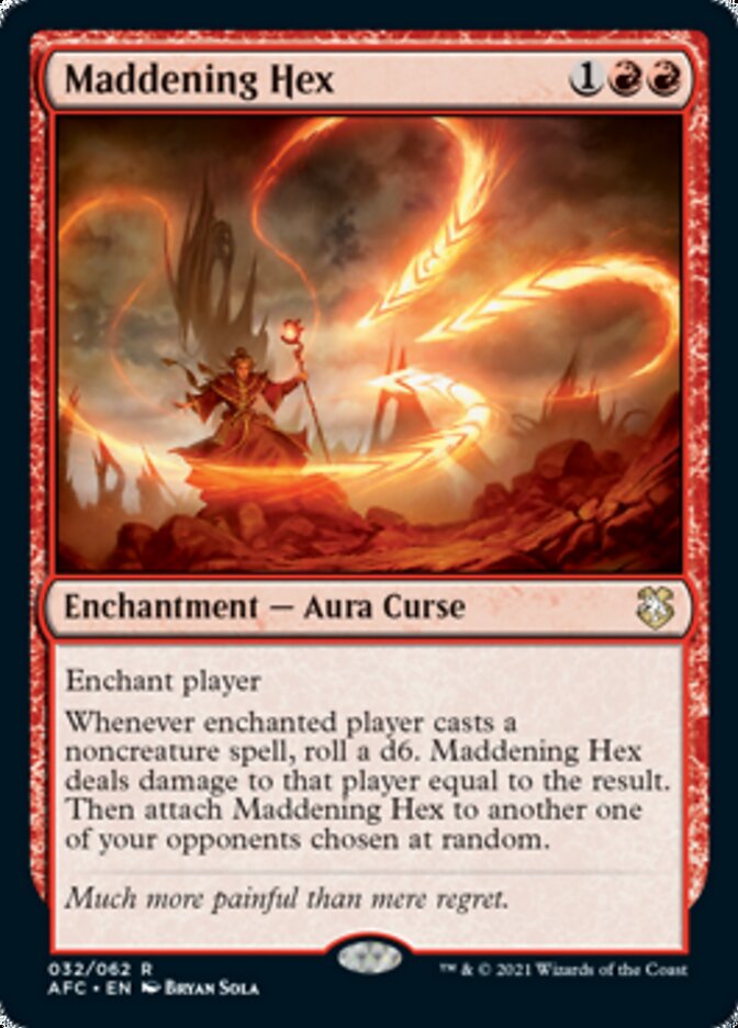 Maddening Hex [Dungeons & Dragons: Adventures in the Forgotten Realms Commander] - Destination Retro