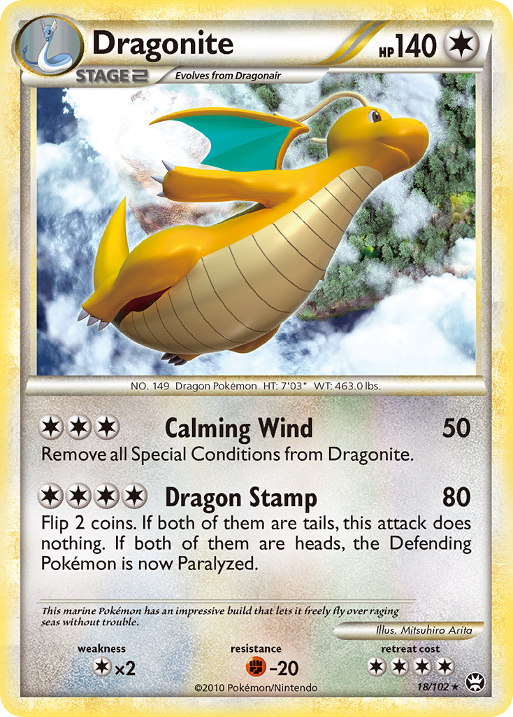 Dragonite (18/102) [HeartGold & SoulSilver: Triumphant] - Destination Retro