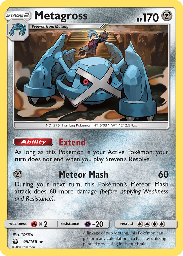 Metagross (95/168) [Sun & Moon: Celestial Storm] - Destination Retro