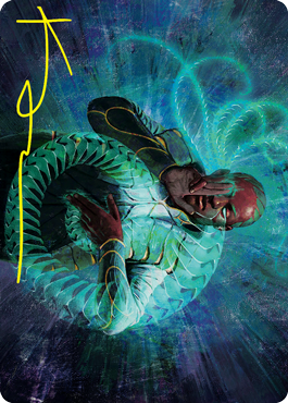 Biomathematician Art Card (Gold-Stamped Signature) [Strixhaven: School of Mages Art Series] - Destination Retro