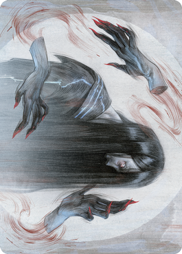 Clawing Torment Art Card [Kamigawa: Neon Dynasty Art Series] - Destination Retro