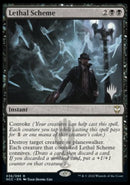 Lethal Scheme (Promo Pack) [Streets of New Capenna Commander Promos] - Destination Retro