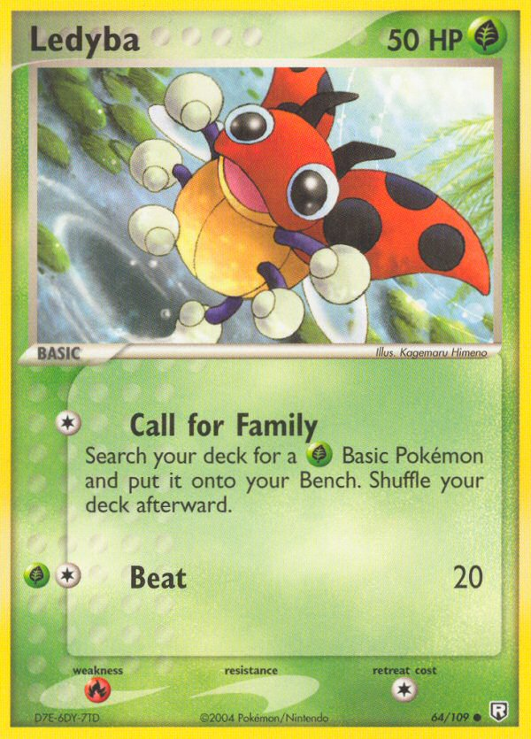 Ledyba (64/109) [EX: Team Rocket Returns] - Destination Retro