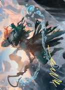 Expedition Diviner Art Card (Gold-Stamped Signature) [Zendikar Rising Art Series] - Destination Retro
