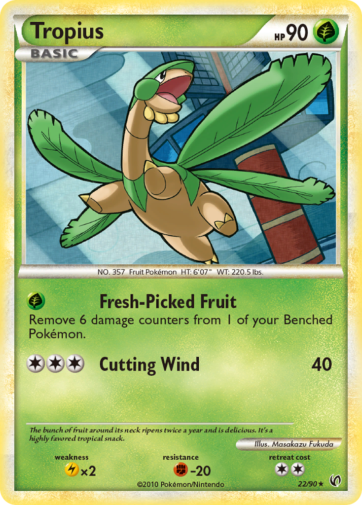 Tropius (22/90) [HeartGold & SoulSilver: Undaunted] - Destination Retro