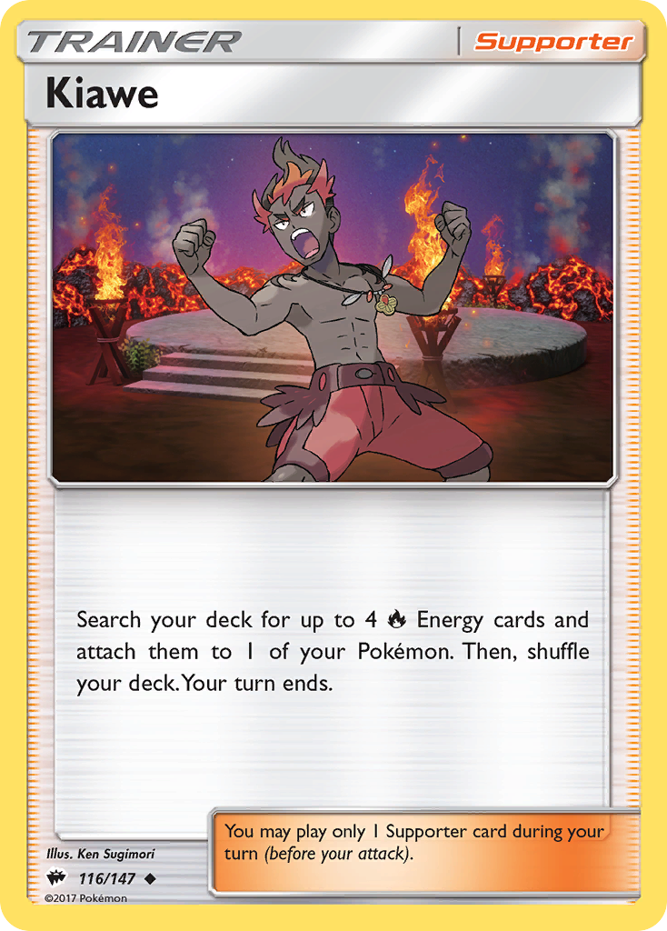 Kiawe (116/147) [Sun & Moon: Burning Shadows] - Destination Retro