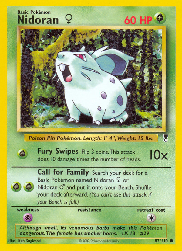 Nidoran (82/110) (Female) [Legendary Collection] - Destination Retro