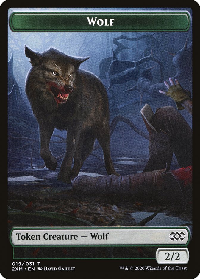 Wolf Token [Double Masters] - Destination Retro