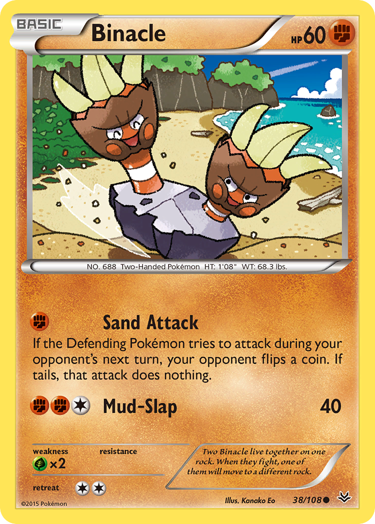 Binacle (38/108) [XY: Roaring Skies] - Destination Retro