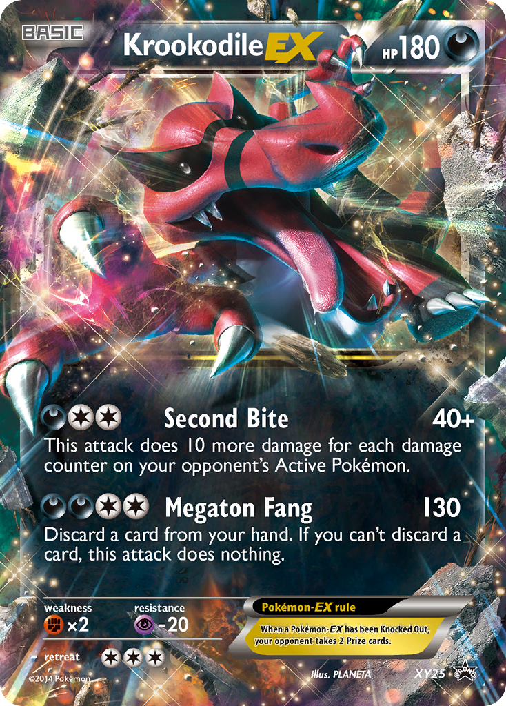 Krookodile EX (XY25) [XY: Black Star Promos] - Destination Retro