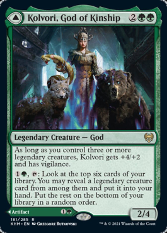Kolvori, God of Kinship // The Ringhart Crest [Kaldheim] - Destination Retro