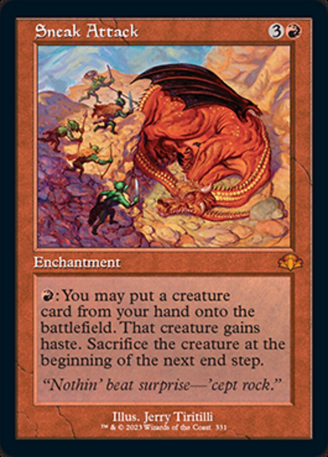 Sneak Attack (Retro) [Dominaria Remastered] - Destination Retro