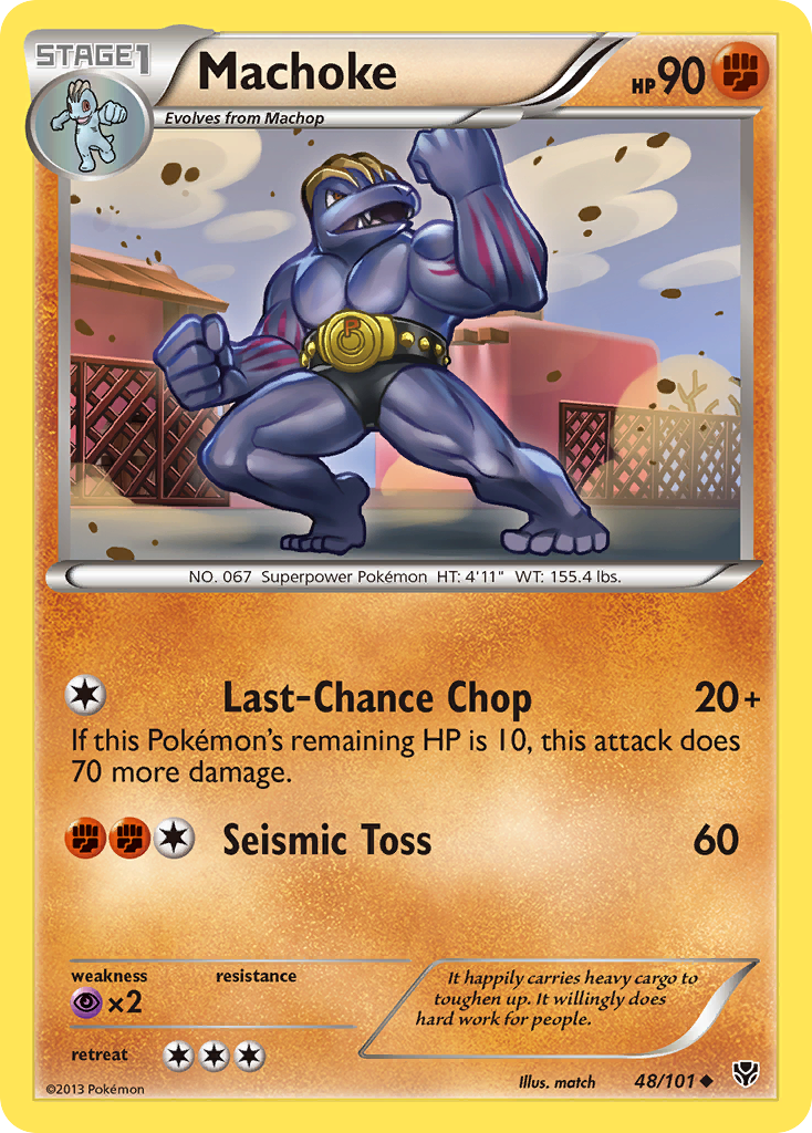 Machoke (48/101) [Black & White: Plasma Blast] - Destination Retro
