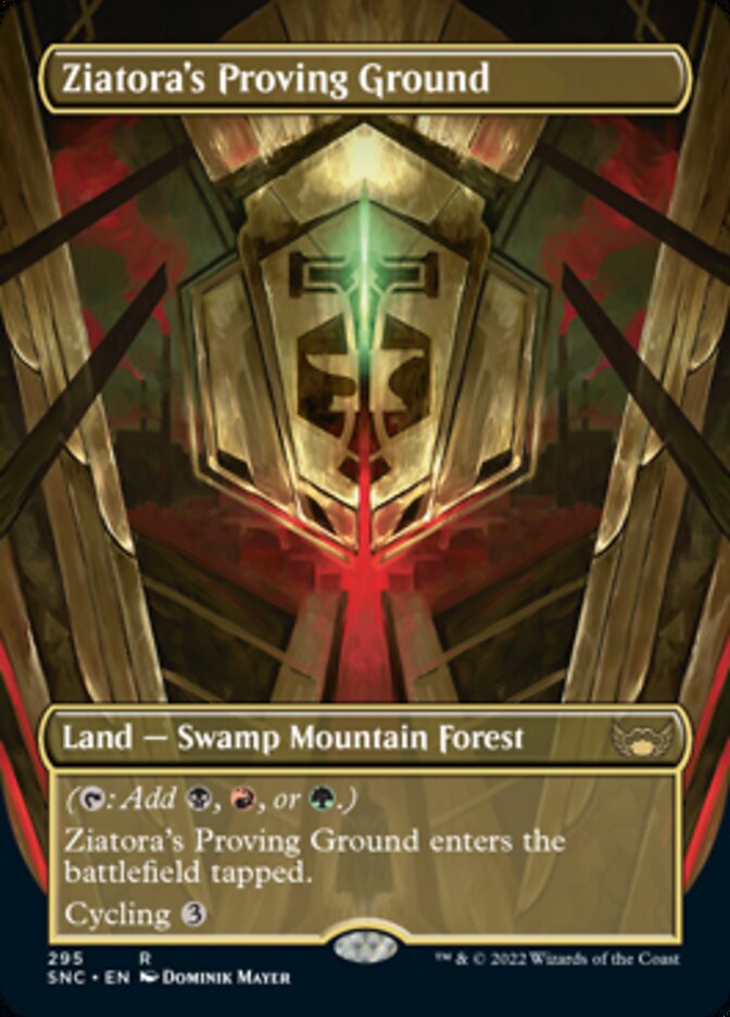 Ziatora's Proving Ground (Borderless Alternate Art) [Streets of New Capenna] - Destination Retro