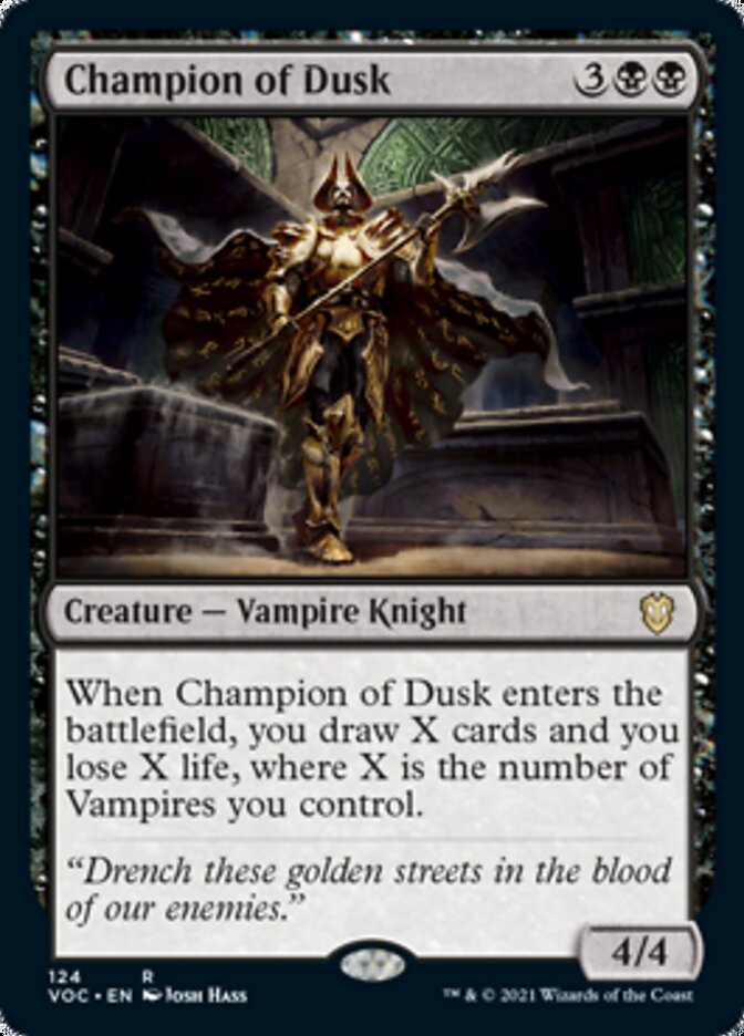 Champion of Dusk [Innistrad: Crimson Vow Commander] - Destination Retro