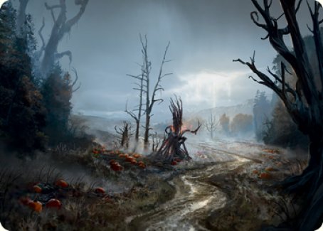 Overgrown Farmland Art Card [Innistrad: Midnight Hunt Art Series] - Destination Retro
