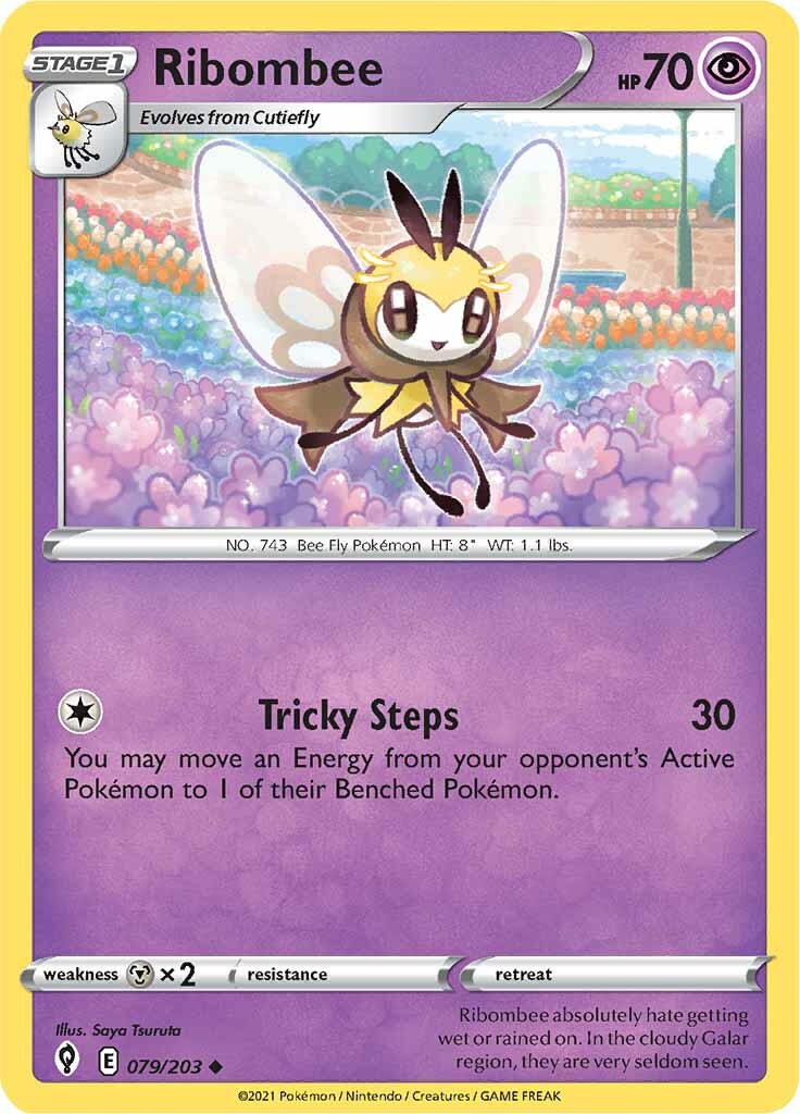 Ribombee (079/203) [Sword & Shield: Evolving Skies] - Destination Retro