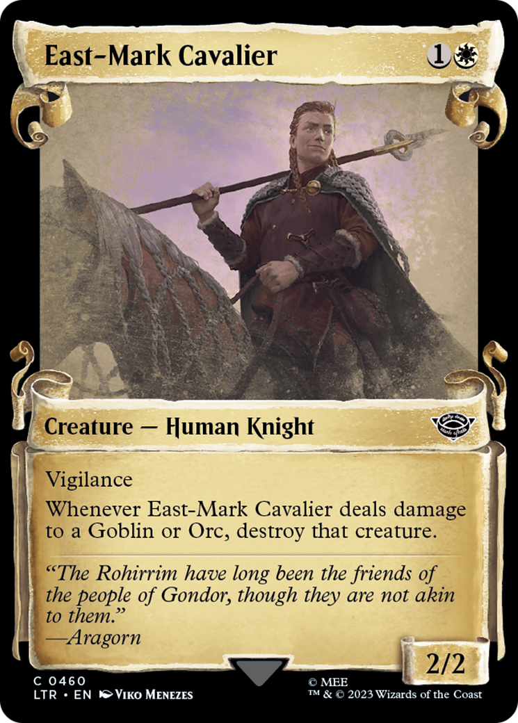 East-Mark Cavalier [The Lord of the Rings: Tales of Middle-Earth Showcase Scrolls] - Destination Retro