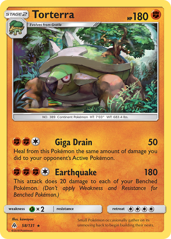 Torterra (58/131) [Sun & Moon: Forbidden Light] - Destination Retro