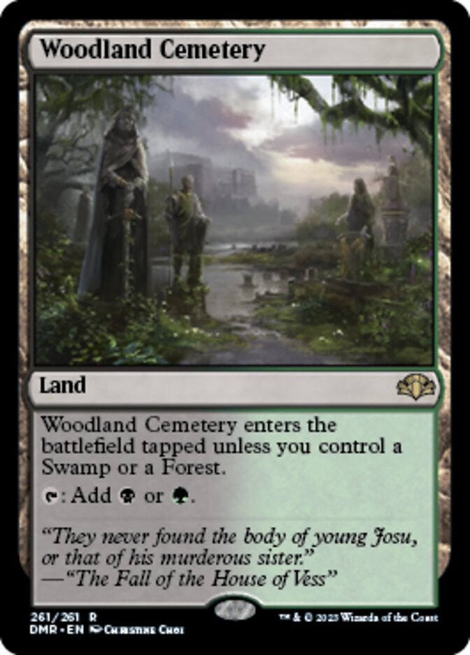 Woodland Cemetery [Dominaria Remastered] - Destination Retro