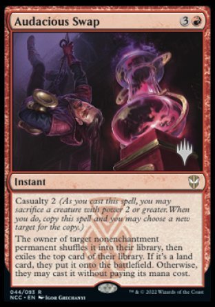 Audacious Swap (Promo Pack) [Streets of New Capenna Commander Promos] - Destination Retro