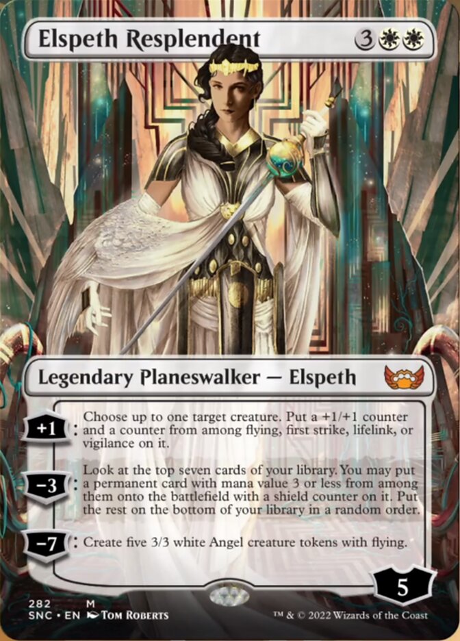 Elspeth Resplendent (Borderless) [Streets of New Capenna] - Destination Retro