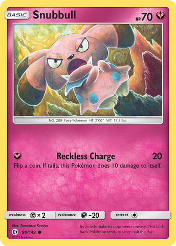Snubbull (90/149) [Sun & Moon: Base Set] - Destination Retro