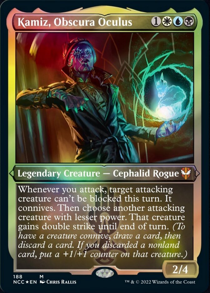 Kamiz, Obscura Oculus (Display Commander) [Streets of New Capenna Commander] - Destination Retro